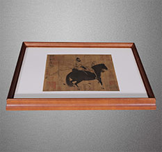 南郑书画装裱配框服务案例